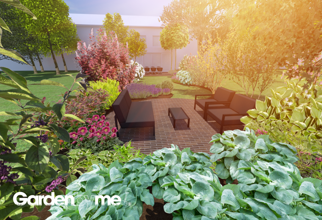 3D tuinontwerp klassieke tuin