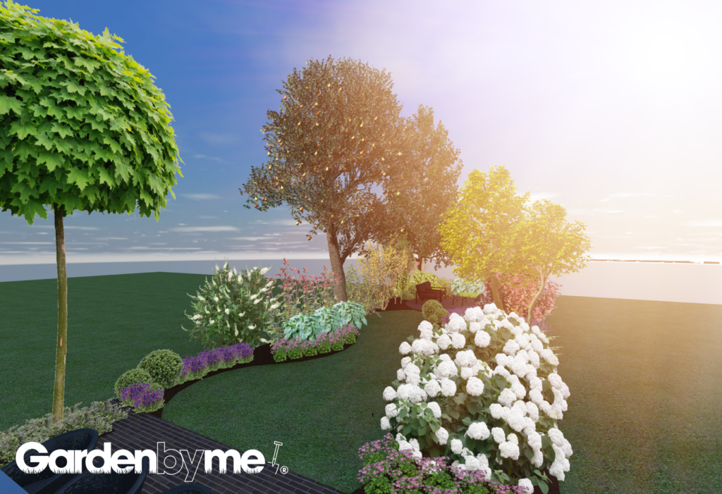 3D tuinontwerp klassieke tuin