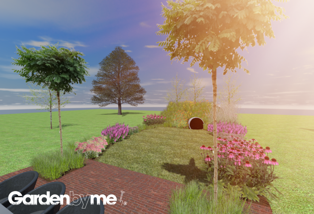 3D tuinontwerp speel tuin